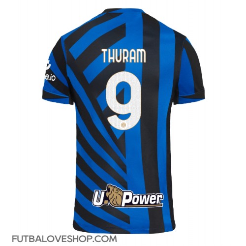 Dres Inter Milan Marcus Thuram #9 Domáci 2024-25 Krátky Rukáv